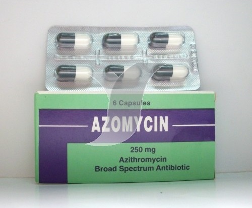 Zithromax 250 mg 6 cap