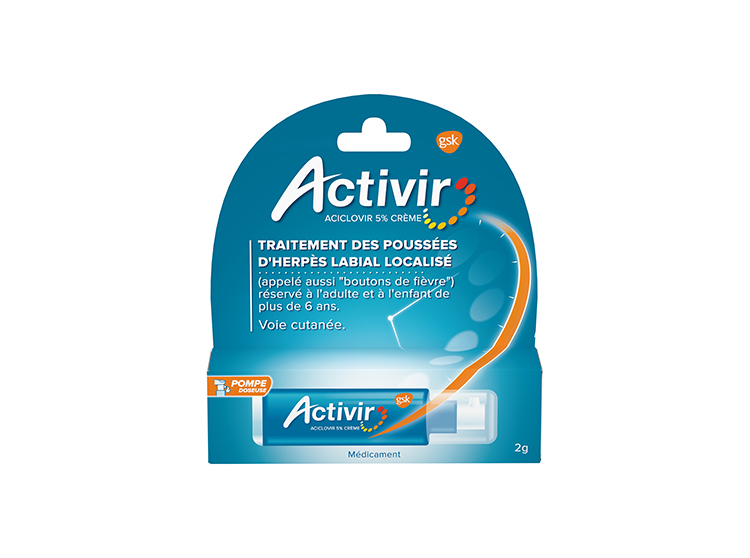 Zovirax creme 2g prix